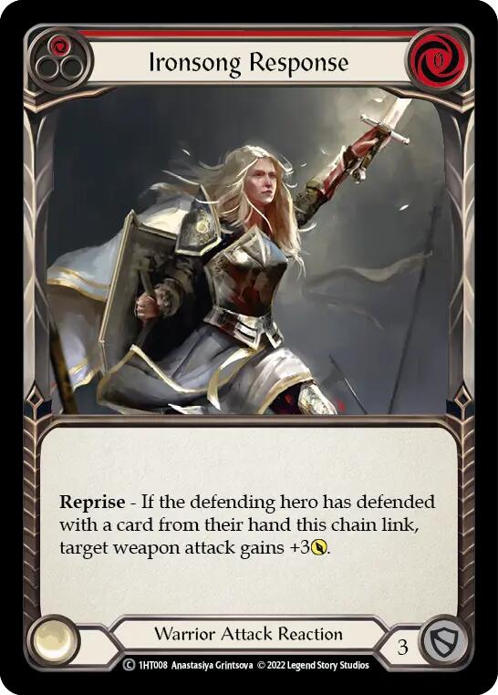 Ironsong Response (Red) [1HT008] (History Pack 1 Dorinthea Blitz Deck) | Card Citadel