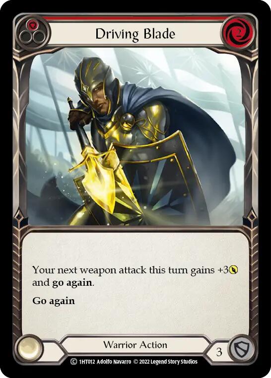 Driving Blade (Red) [1HT012] (History Pack 1 Dorinthea Blitz Deck) | Card Citadel