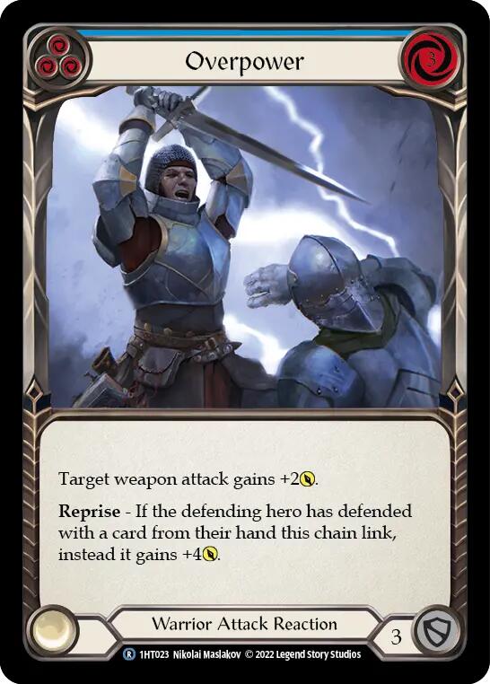 Overpower (Blue) [1HT023] (History Pack 1 Dorinthea Blitz Deck) | Card Citadel