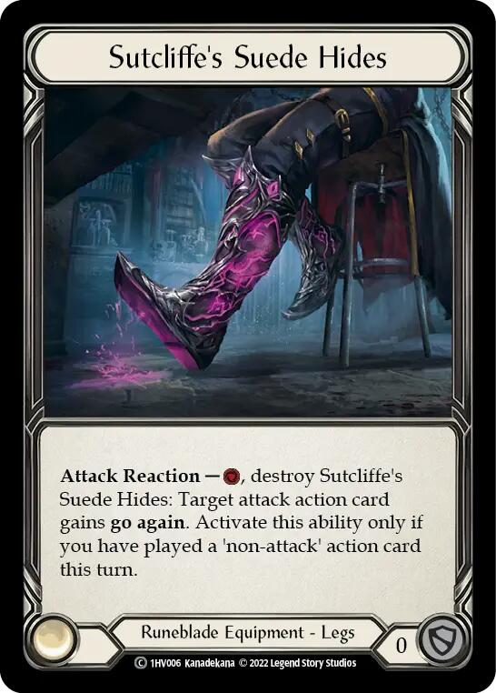Sutcliffe's Suede Hides [1HV006] (Historic Pack 1 Blitz Deck Viserai) | Card Citadel