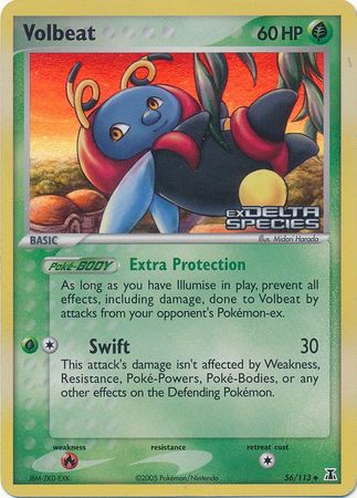 Volbeat (56/113) (Stamped) [EX: Delta Species] | Card Citadel