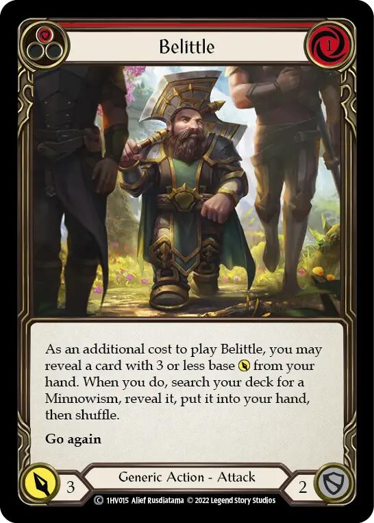 Belittle (Red) [1HV015] (Historic Pack 1 Blitz Deck Viserai) | Card Citadel