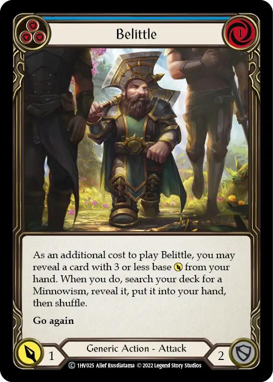 Belittle (Blue) [1HV025] (Historic Pack 1 Blitz Deck Viserai) | Card Citadel