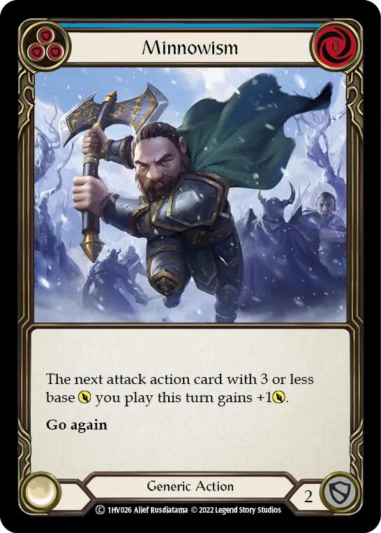 Minnowism (Blue) [1HV026] (Historic Pack 1 Blitz Deck Viserai) | Card Citadel