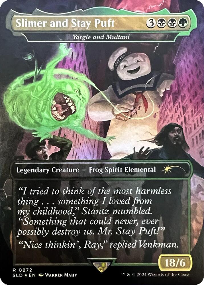 Slimer and Stay Puft - Yargle and Multani [Secret Lair Drop Series] | Card Citadel