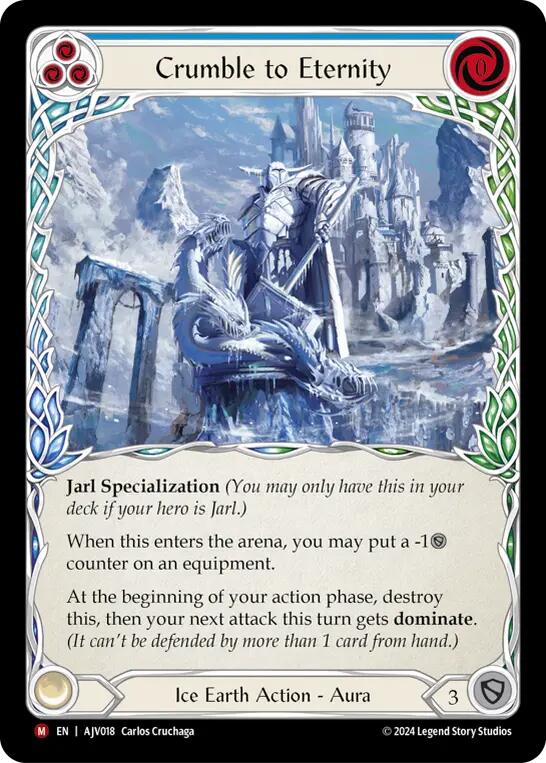 Crumble to Eternity [AJV018] (Armory Deck: Jarl Vetreidi) | Card Citadel