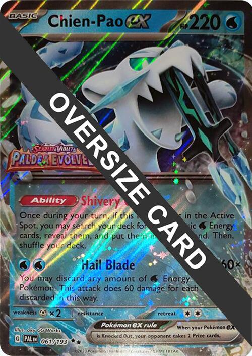 Chien-Pao ex (061/193) (Jumbo) [Scarlet & Violet: Paldea Evolved] | Card Citadel