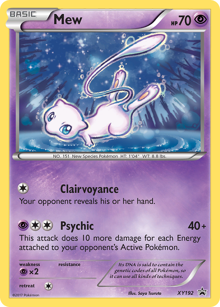 Mew (XY192) [XY: Black Star Promos] | Card Citadel