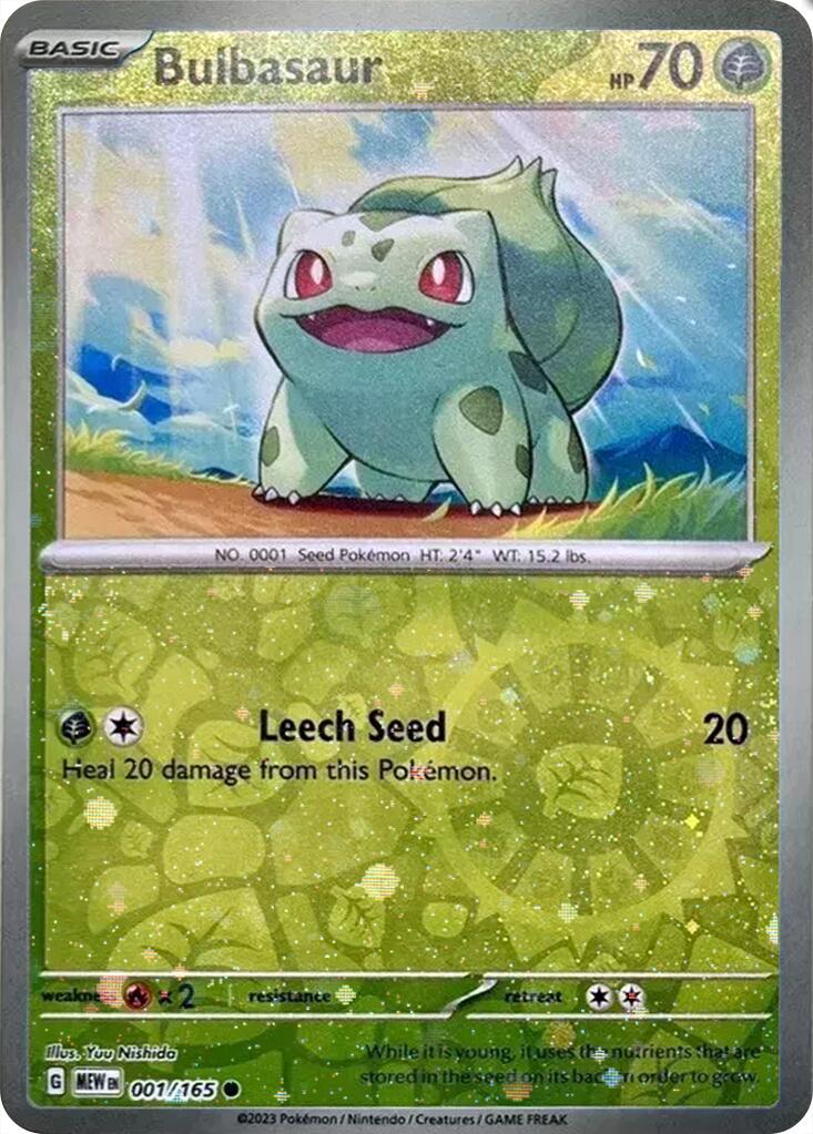 Bulbasaur (001/165) (Cosmos Holo) (Costco Exclusive) [Miscellaneous Cards] | Card Citadel