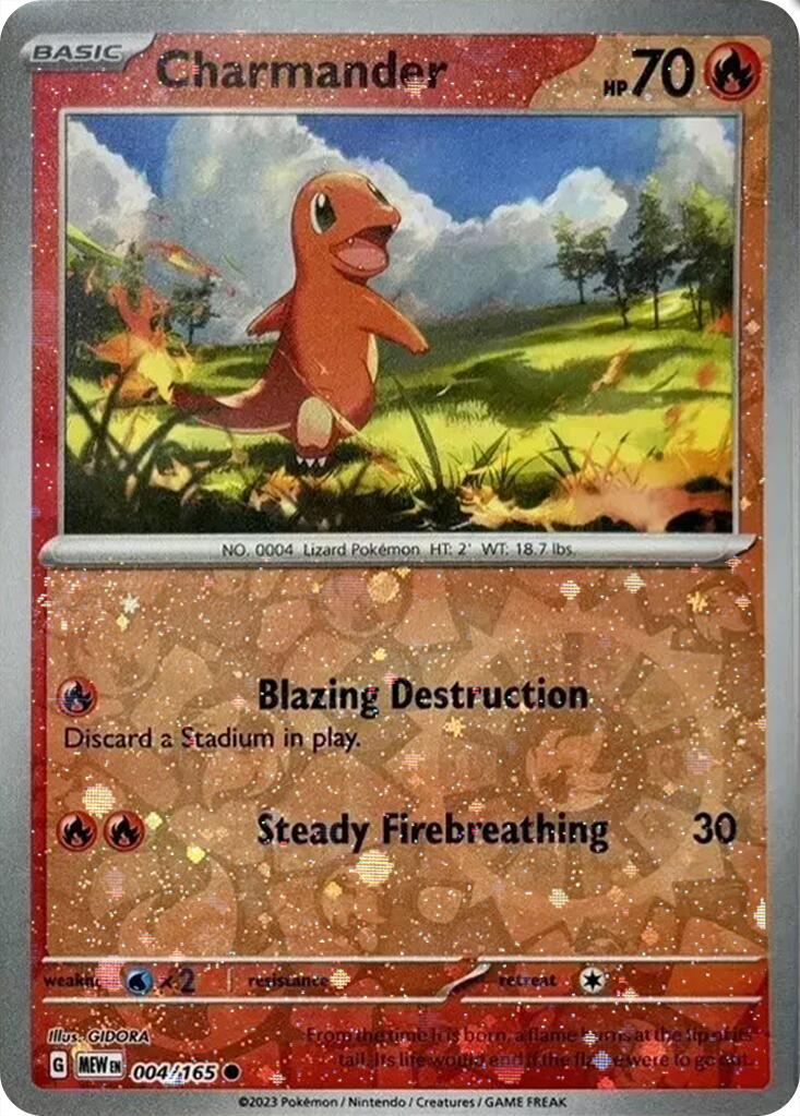 Charmander (004/165) (Cosmos Holo) [Miscellaneous Cards] | Card Citadel