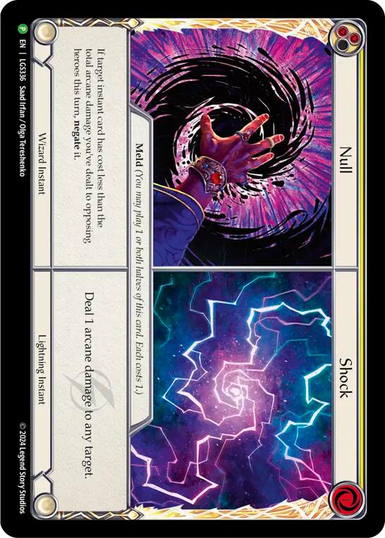 Null // Shock [LGS336] (Promo)  Cold Foil | Card Citadel