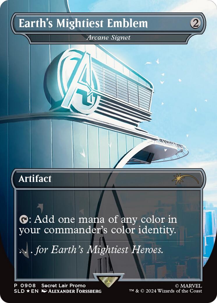 Earth's Mightiest Emblem - Arcane Signet [Secret Lair Drop Series] | Card Citadel