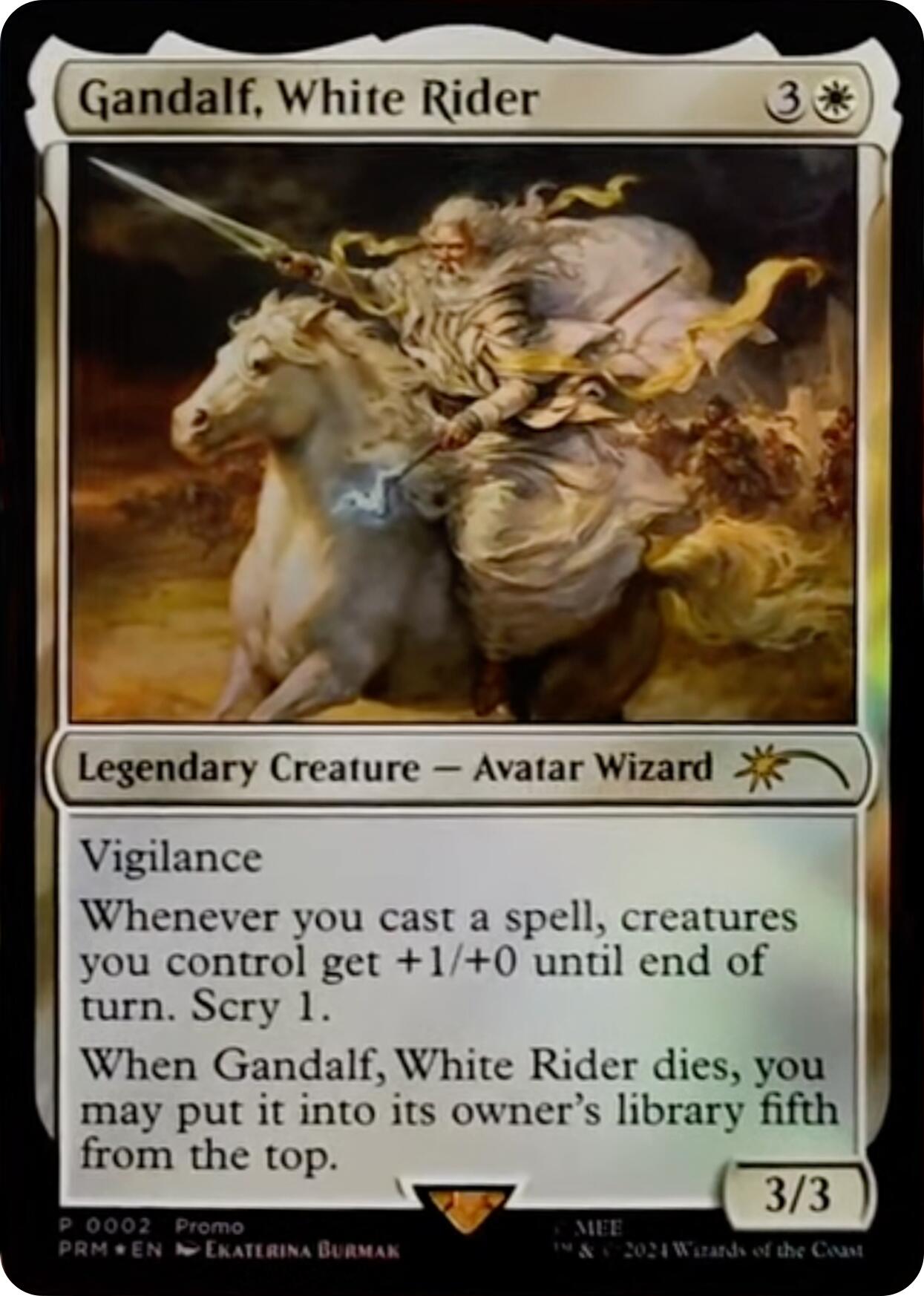 Gandalf, White Rider [Resale Promos] | Card Citadel