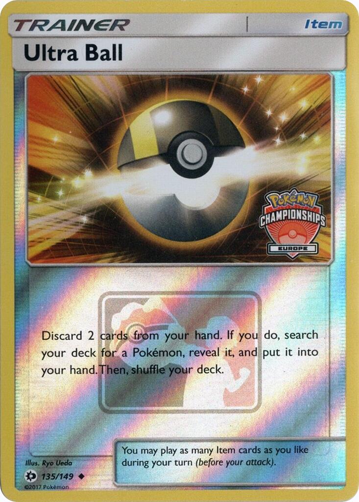 Ultra Ball (135/149) (Europe Championships) [League & Championship Cards] | Card Citadel