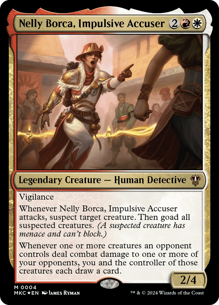 Nelly Borca, Impulsive Accuser [Murders at Karlov Manor Commander] | Card Citadel