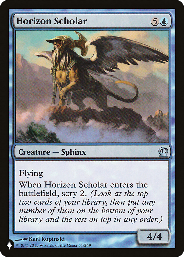 Horizon Scholar [The List Reprints] | Card Citadel