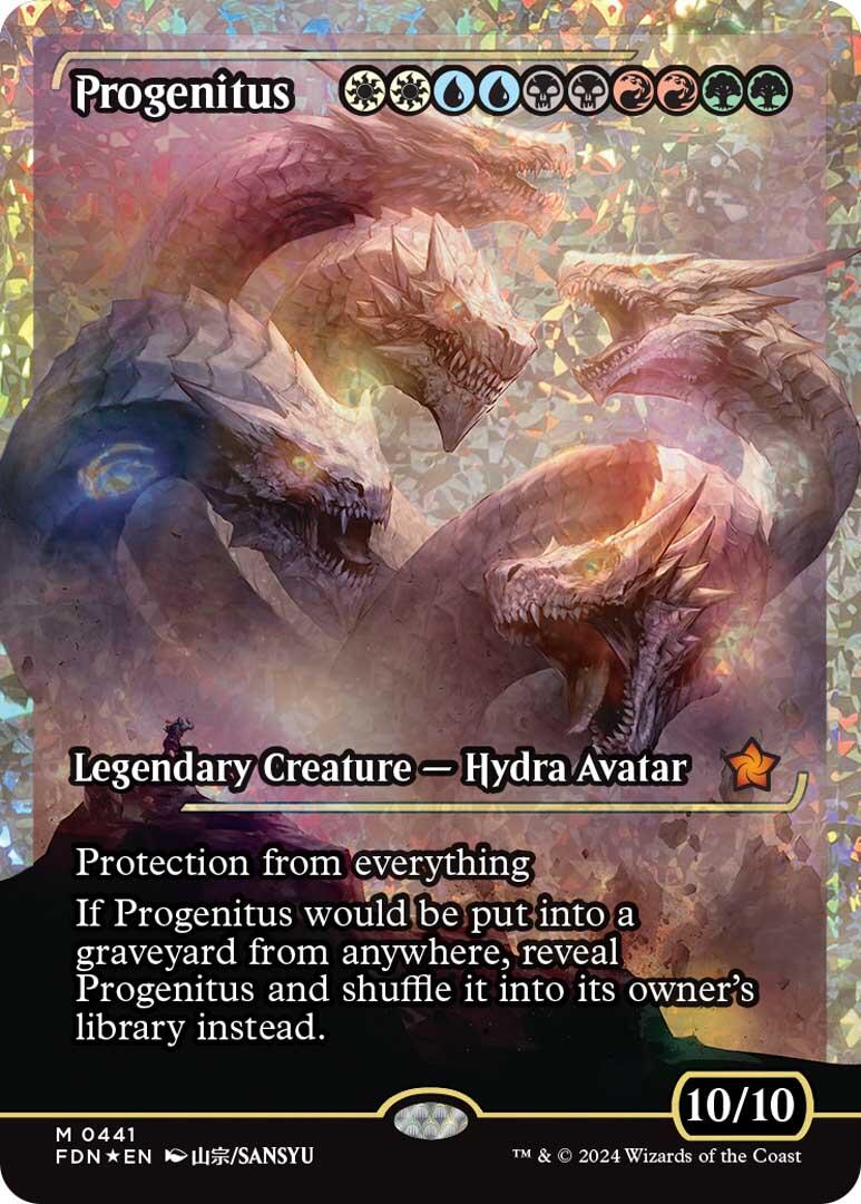 Progenitus (Showcase) (Fracture Foil) [Foundations] | Card Citadel