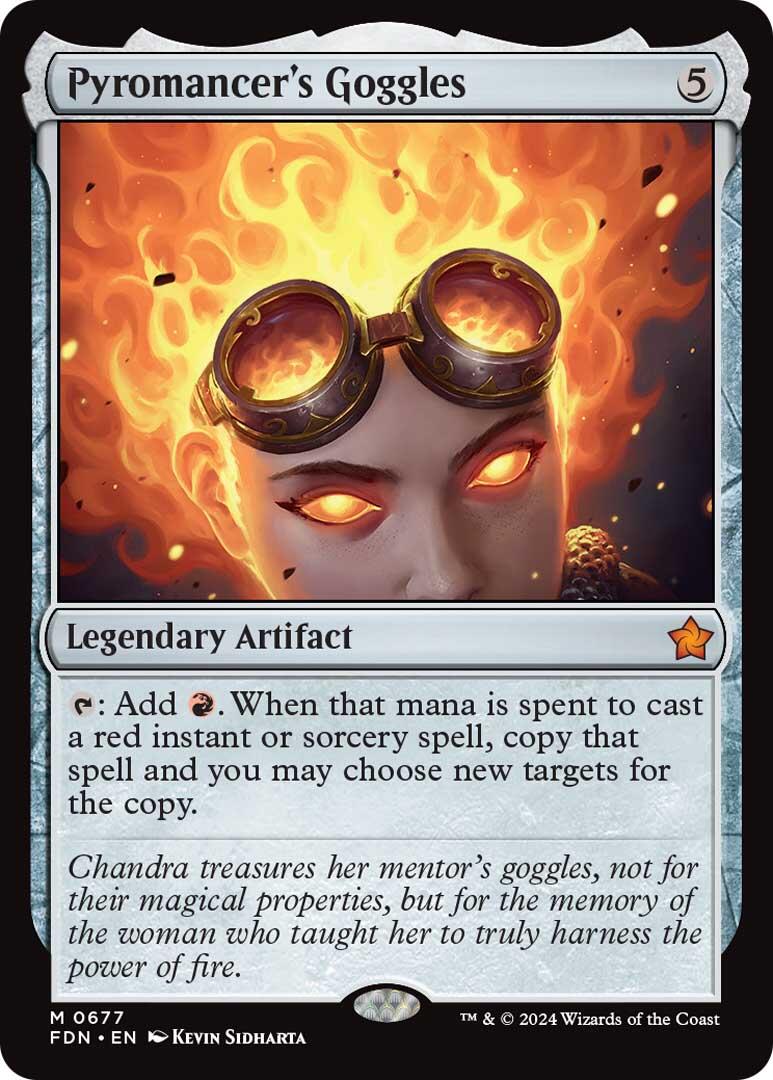 Pyromancer's Goggles [Foundations] | Card Citadel