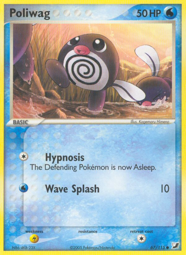 Poliwag (67/115) [EX: Unseen Forces] | Card Citadel