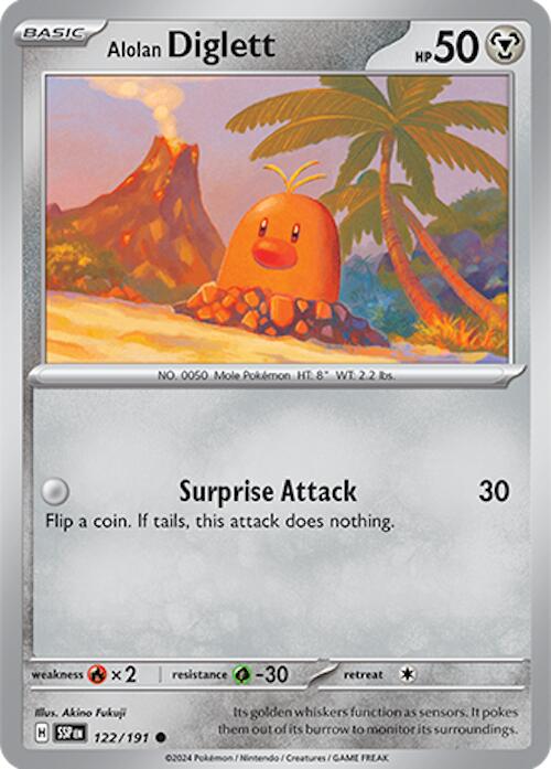 Alolan Diglett (122/191) [Scarlet & Violet: Surging Sparks] | Card Citadel