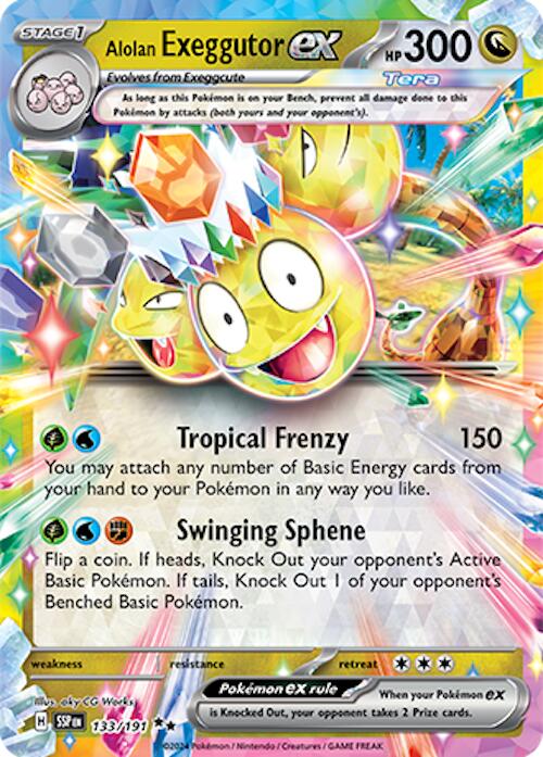 Alolan Exeggutor ex (133/191) [Scarlet & Violet: Surging Sparks] | Card Citadel