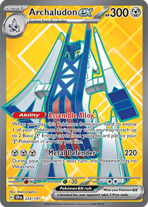 Archaludon ex (224/191) [Scarlet & Violet: Surging Sparks] | Card Citadel