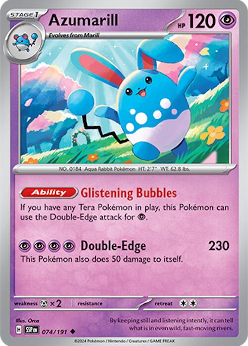 Azumarill (074/191) [Scarlet & Violet: Surging Sparks] | Card Citadel