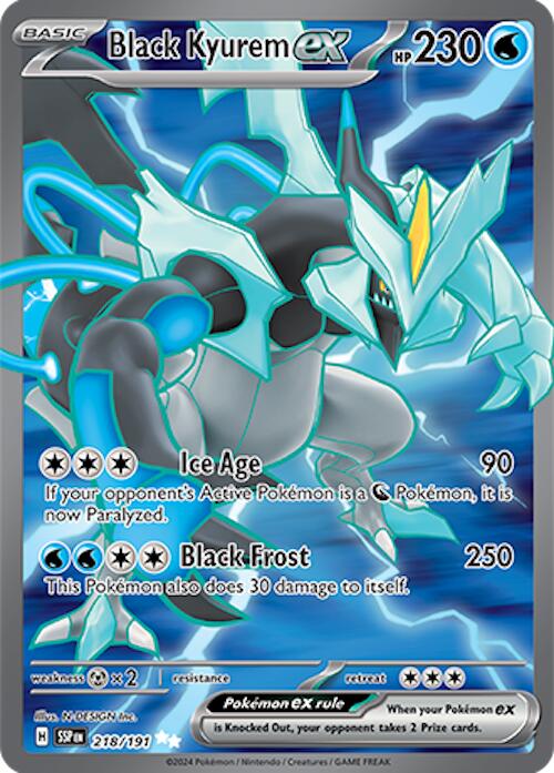 Black Kyurem ex (218/191) [Scarlet & Violet: Surging Sparks] | Card Citadel