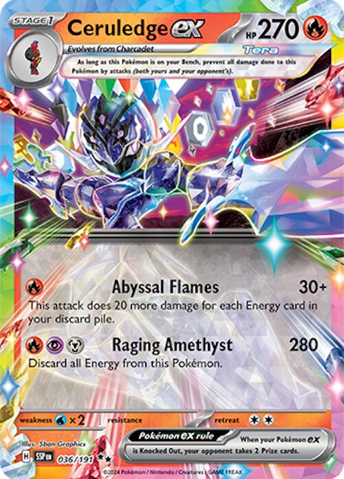 Ceruledge ex (036/191) [Scarlet & Violet: Surging Sparks] | Card Citadel