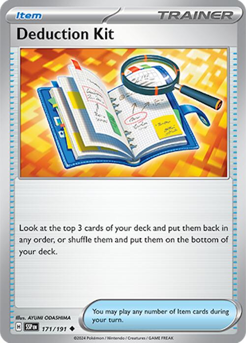 Deduction Kit (171/191) [Scarlet & Violet: Surging Sparks] | Card Citadel