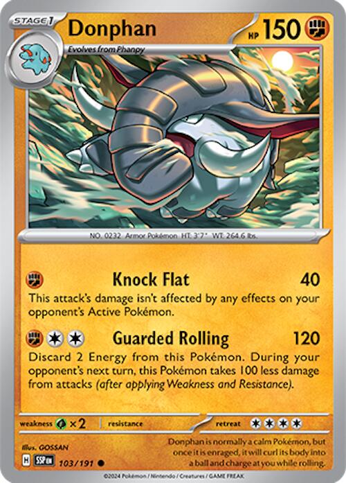 Donphan (103/191) [Scarlet & Violet: Surging Sparks] | Card Citadel