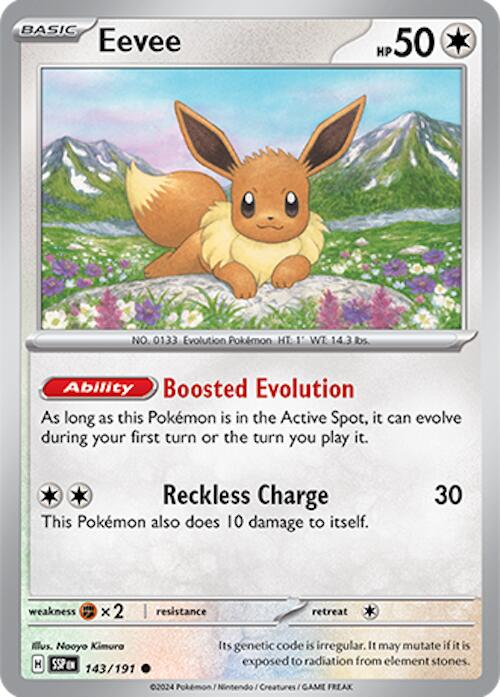 Eevee (143/191) [Scarlet & Violet: Surging Sparks] | Card Citadel