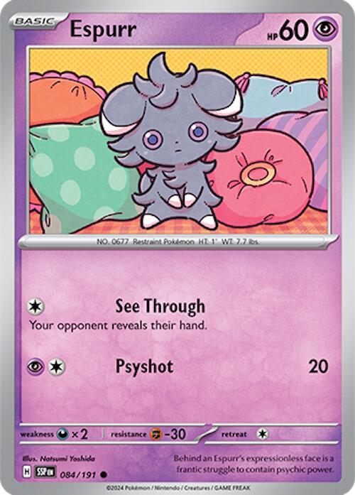 Espurr (084/191) [Scarlet & Violet: Surging Sparks] | Card Citadel