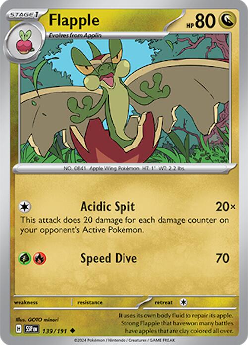 Flapple (139/191) [Scarlet & Violet: Surging Sparks] | Card Citadel