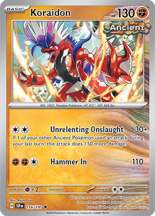 Koraidon (116/191) [Scarlet & Violet: Surging Sparks] | Card Citadel