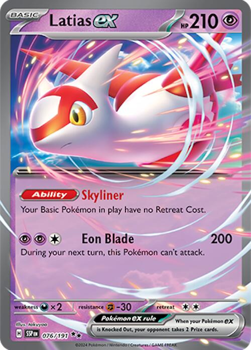 Latias ex (076/191) [Scarlet & Violet: Surging Sparks] | Card Citadel