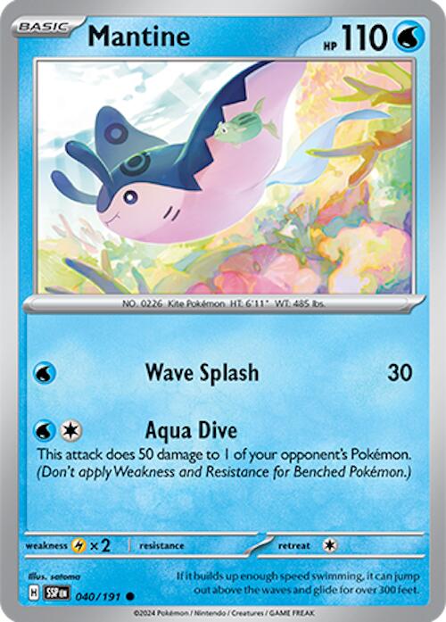 Mantine (040/191) [Scarlet & Violet: Surging Sparks] | Card Citadel