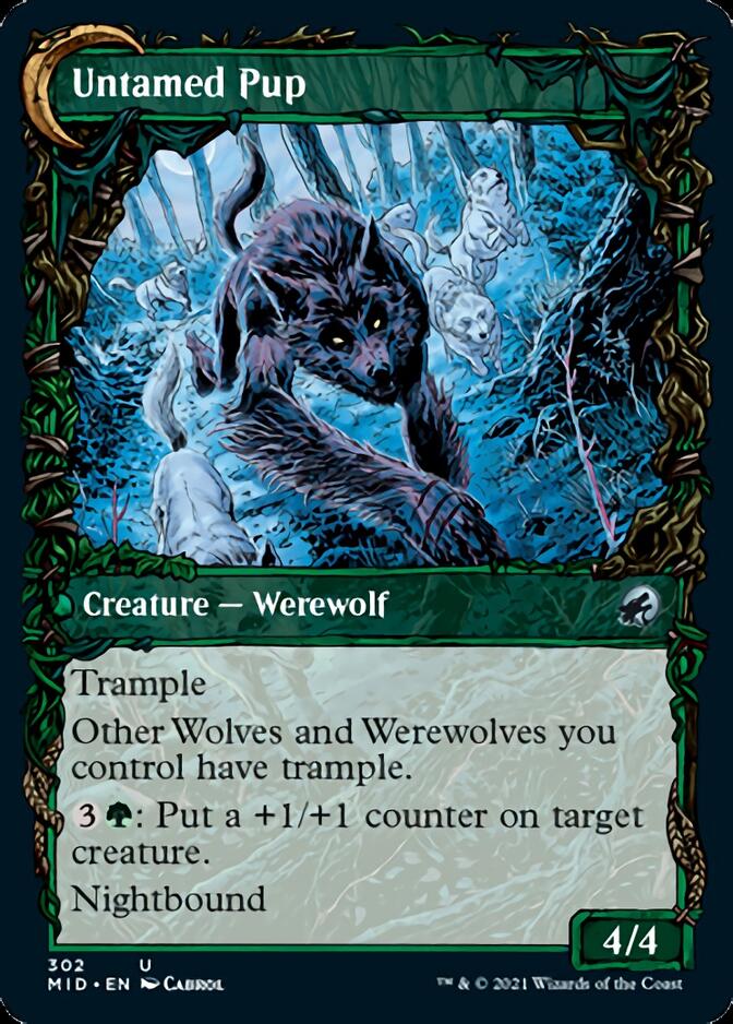 Hound Tamer // Untamed Pup (Showcase Equinox) [Innistrad: Midnight Hunt] | Card Citadel