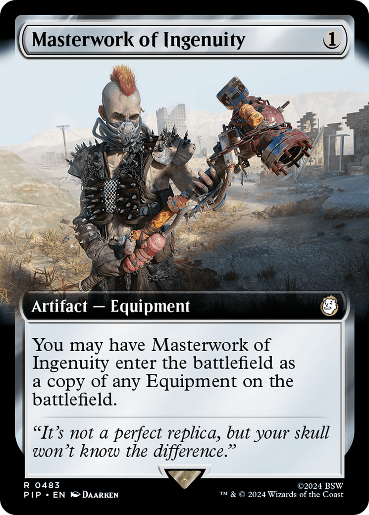 Masterwork of Ingenuity (Extended Art) [Fallout] | Card Citadel