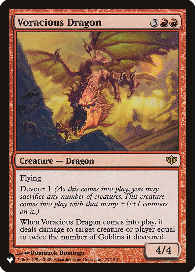 Voracious Dragon [The List] | Card Citadel