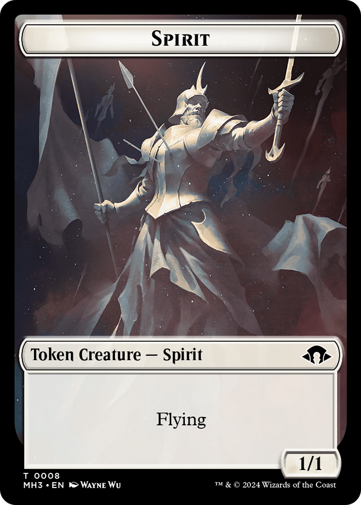 Phyrexian Germ // Spirit (0008) Double-Sided Token [Modern Horizons 3 Tokens] | Card Citadel