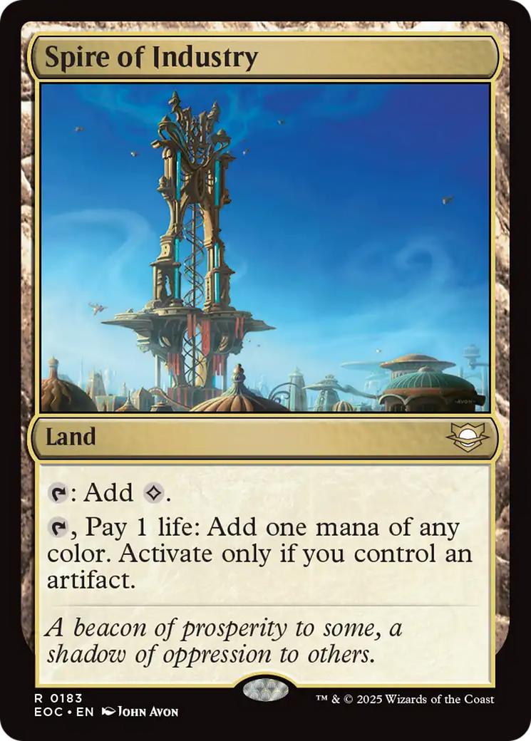 Spire of Industry [Edge of Eternities Commander] | Card Citadel