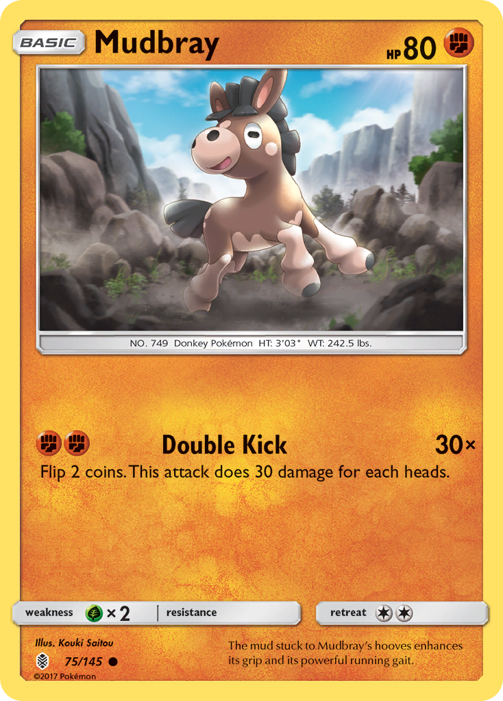 Mudbray (75/145) [Sun & Moon: Guardians Rising] | Card Citadel