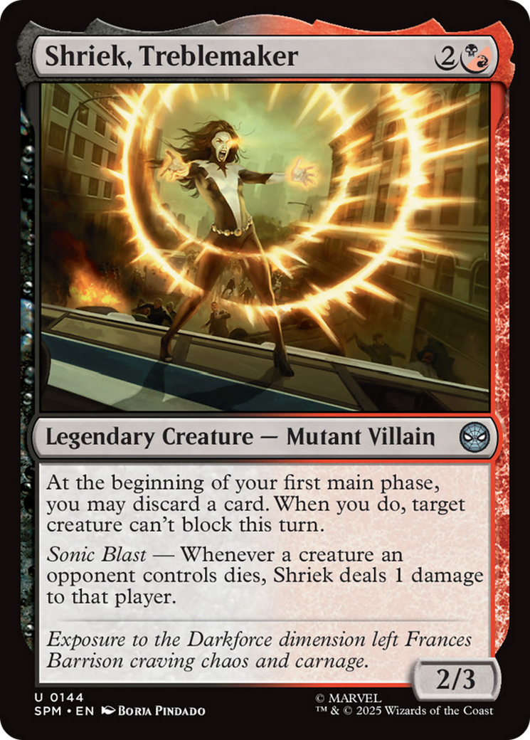 Shriek, Treblemaker [Marvel's Spider-Man] | Card Citadel