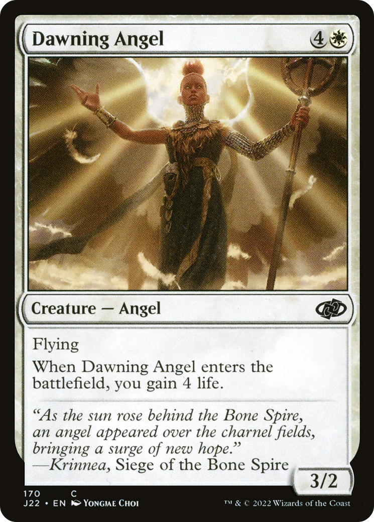 Dawning Angel [Jumpstart 2022] | Card Citadel