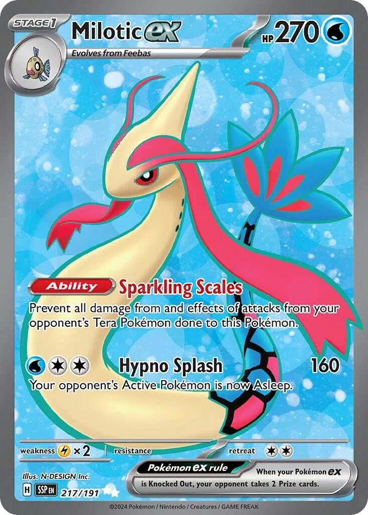 Milotic ex (217/191) [Scarlet & Violet: Surging Sparks] | Card Citadel