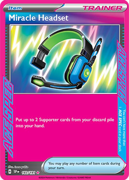 Miracle Headset (183/191) [Scarlet & Violet: Surging Sparks] | Card Citadel