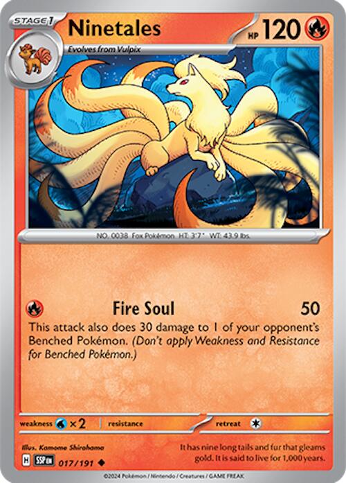 Ninetales (017/191) [Scarlet & Violet: Surging Sparks] | Card Citadel