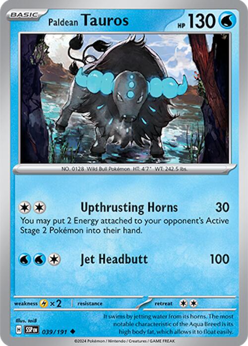 Paldean Tauros (039/191) [Scarlet & Violet: Surging Sparks] | Card Citadel