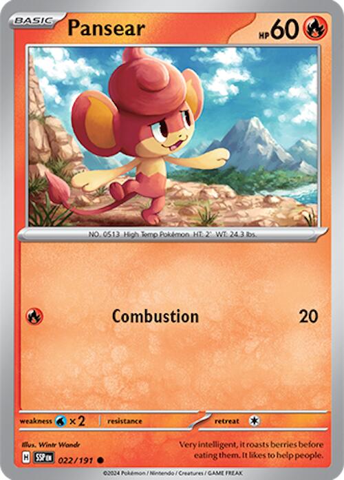 Pansear (022/191) [Scarlet & Violet: Surging Sparks] | Card Citadel
